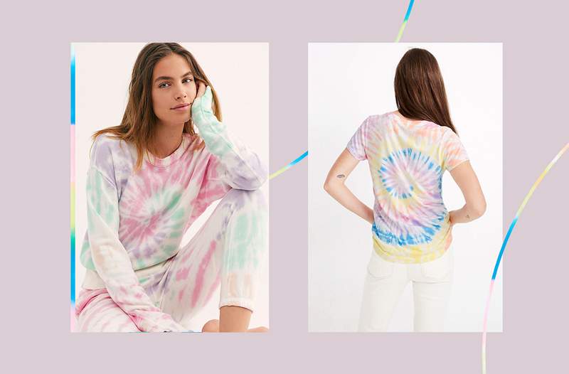 Waarom tie-dye het quarantaine-uniform van keuze werd voor veel werknemers thuis