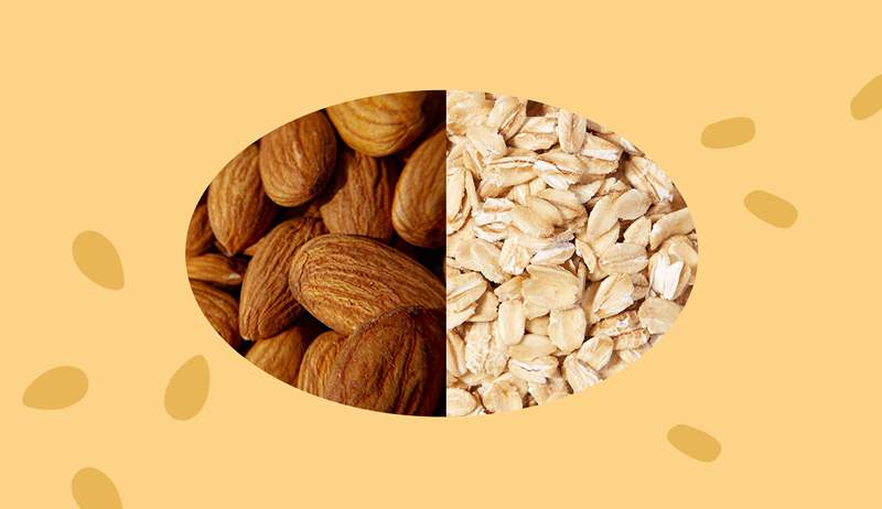 Susu oat vs. Susu almond yang minuman yang menurut orang ahli diet itu lebih sehat?