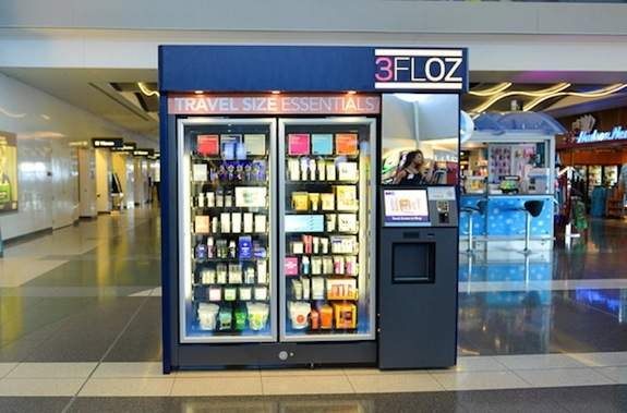 La máquina expendedora del aeropuerto que dispensa productos de belleza natural