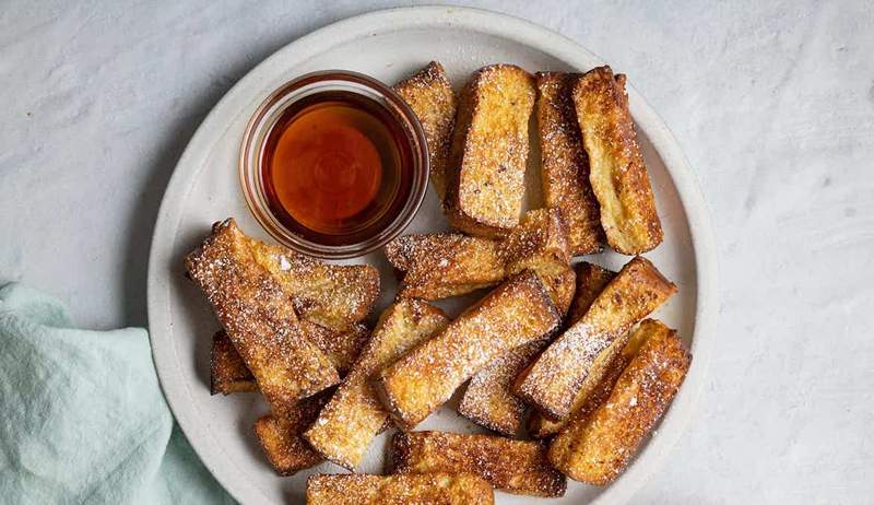 Hoe u ontstekingsremmende luchtfriteuse Franstalige toast maakt met 5 ingrediënten (en geen suiker)