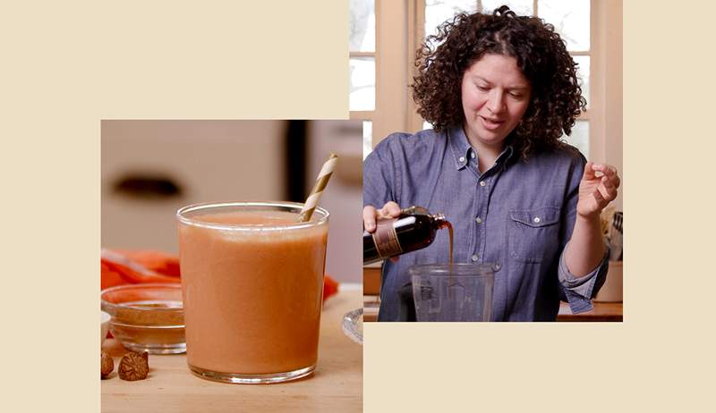 Este delicioso batido de pastel de zanahoria lucha contra la inflamación con cada sorbo