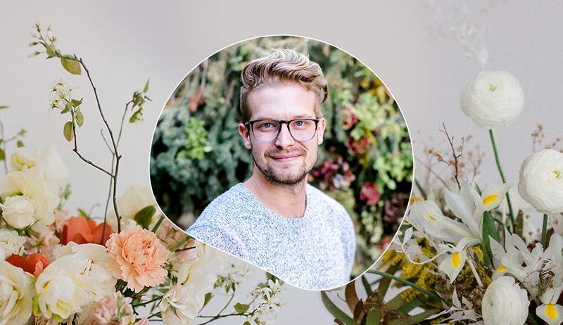 Cómo convertir las flores de la tienda de comestibles en arreglos florales de compras de espectáculos, según el ganador de 'Full Bloom', Conner Nesbit