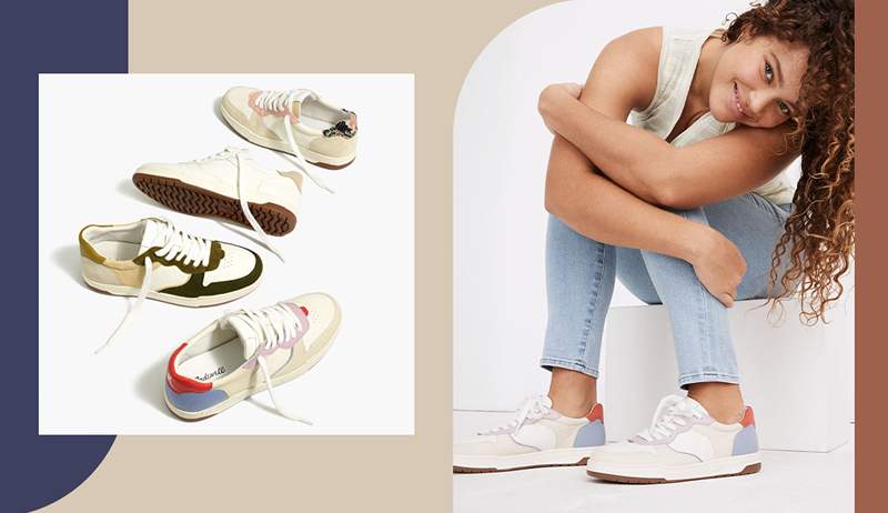 La sneaker courte de Madewell est parfaite pour entrer au printemps