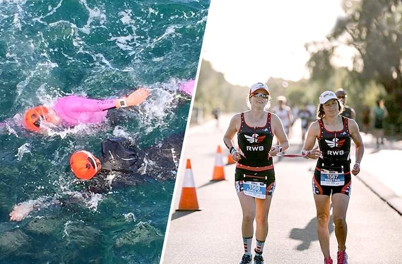 Um atleta de resistência cego e seu guia provam que as corridas esmagadoras são melhores juntas