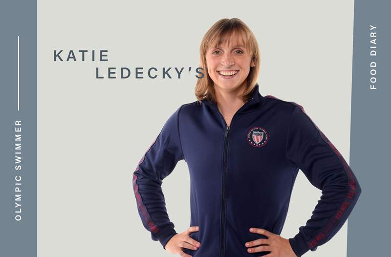 Die olympische Schwimmerin von Gold-Medal-Lebensmitteln Katie Lecky isst, um ihr Training zu befeuern