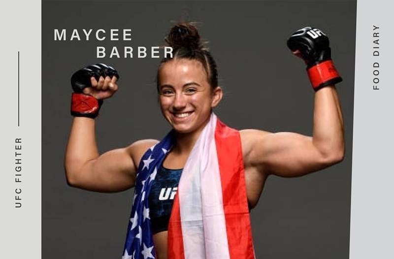 The Knockout Foods UFC Fighter Maycee Barber bersumpah dengan tenaga dan kekuatan di gelanggang