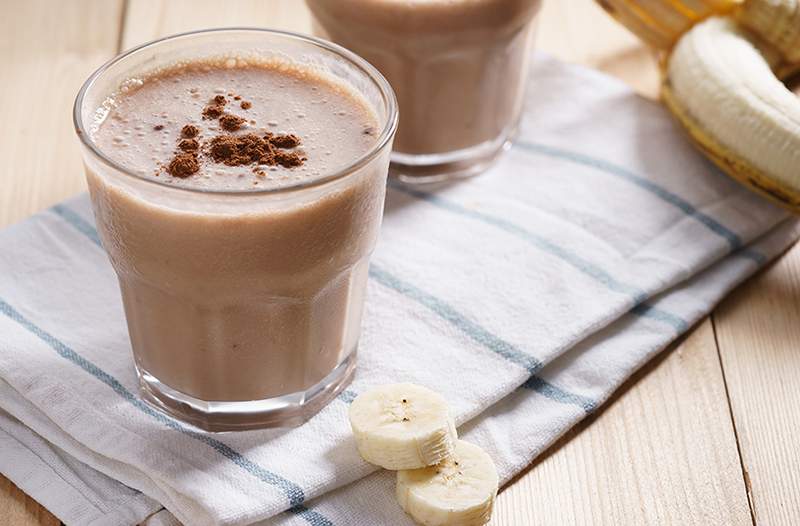 O smoothie cafeinado deste competitivo Boxer empacota um soco de duas fibras e proteínas