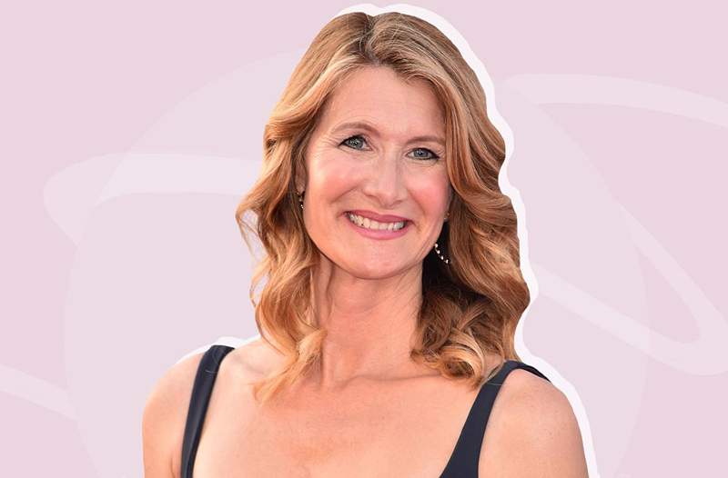 Laura Dern'in bütün gün ışıltılı kalmanın sırrı, aldığı kadar düşük bakım