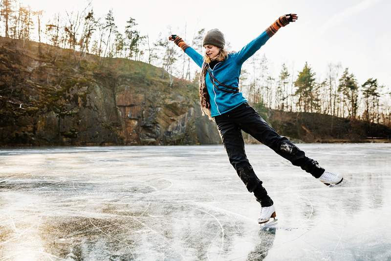 En olympian lærte meg å skate, og hellig moly Det var en god trening