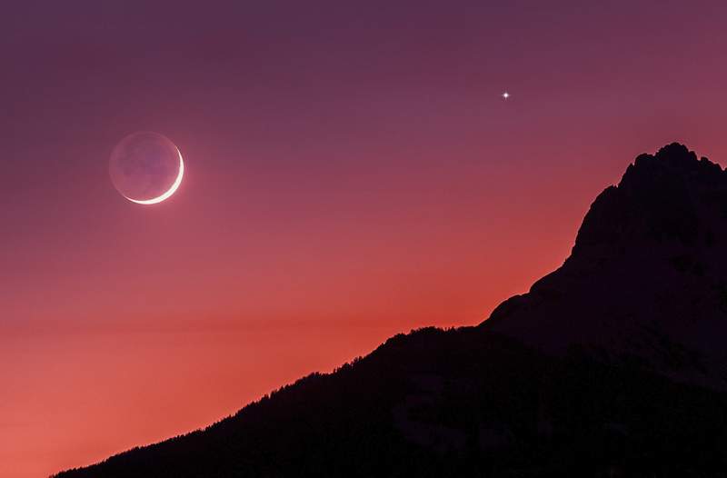 Venus und der Mond werden heute Abend ein Smooch teilen, was das für Ihr eigenes Liebesleben bedeutet