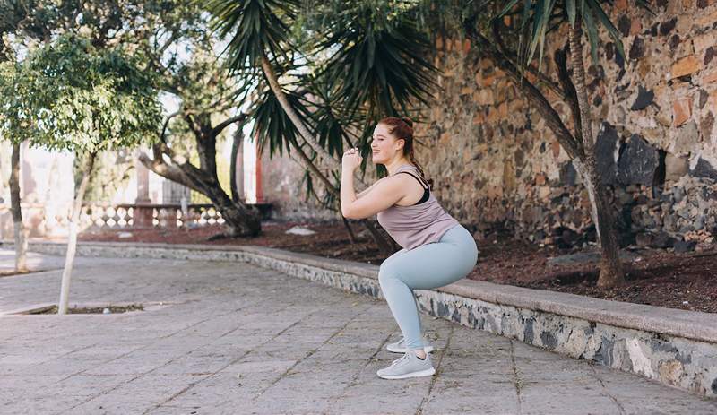 Om du har trånga höfter har hälen Elevated Squat ditt namn skrivet över det hela