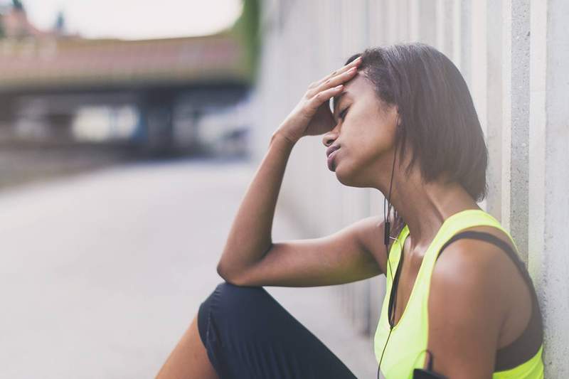 Sempre se encontra em lágrimas durante um treino? Aqui está por que é muito comum