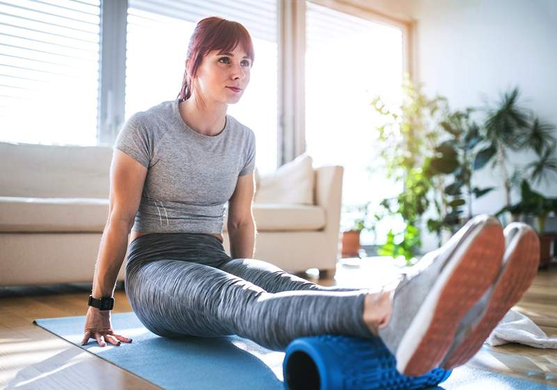 PERK secreto de Rolling? Fazendo isso * antes * um treino torna seus músculos ainda mais eficazes