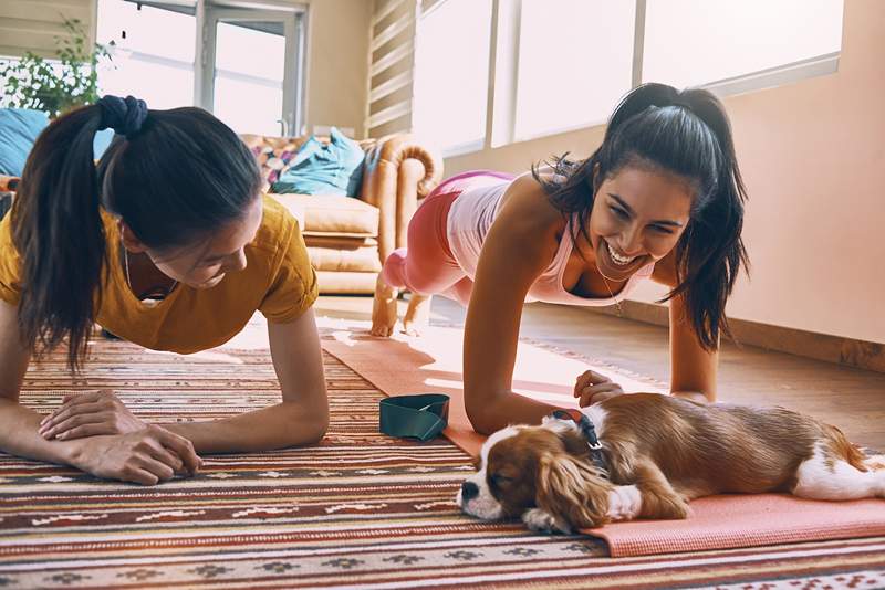 Das Training zu Hause ab, das Jenna Dewan und Jessica Alba schwören