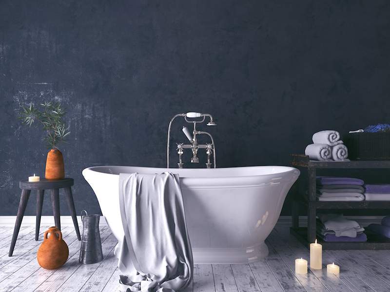 Eleve el zen en * cualquier * baño con 5 ideas simples de baño de spa