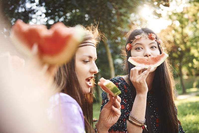 Il est possible d'être en bonne santé lors d'un festival de musique, même si votre seule option de nourriture est un triste sandwich au fromage