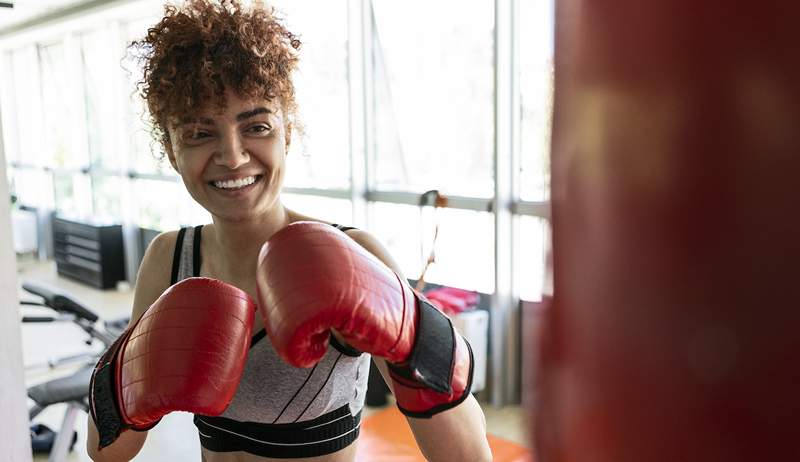 Meno stress, più focus boxe è l'allenamento di salute mentale che non ho mai saputo di aver bisogno