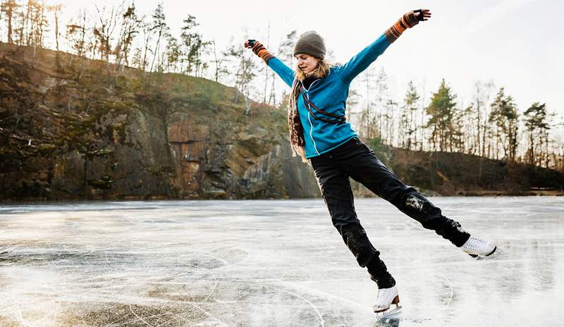 Olen luistelija, ja nämä ovat minun tasapainoharjoitukseni