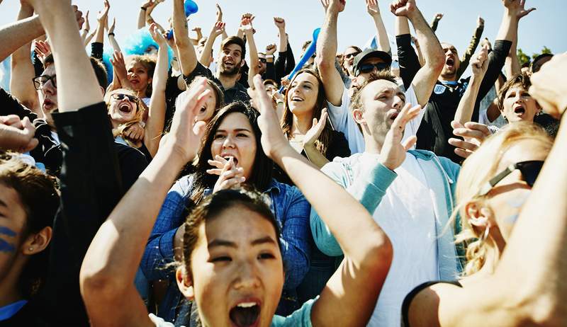 Erdnüsse, Cracker Jack und ... Wohlbefinden? Der überraschende Grund, warum Sie vielleicht anfangen möchten, an Live -Sportarten teilzunehmen