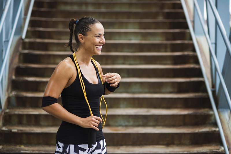 L'allenamento della corda per salto di 3 minuti