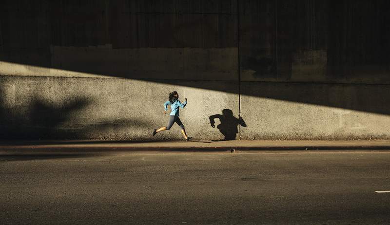 C'est ce que ça fait de courir dans une chaussure de course conçue spécifiquement pour les femmes