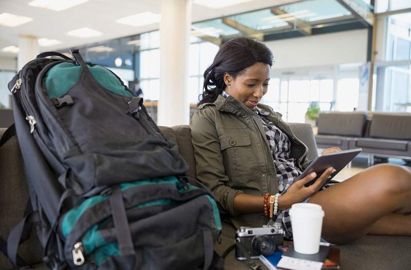 Fim de semana do Dia do Trabalho #Win agora é possível verificar a extensão da linha de segurança do aeroporto