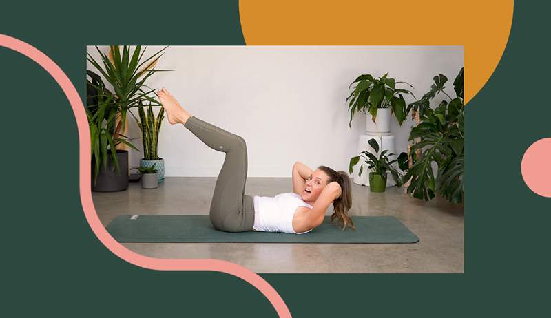 Deze 16 minuten durende geavanceerde Pilates-kerntraining zal u letterlijk helpen uw centrum te vinden