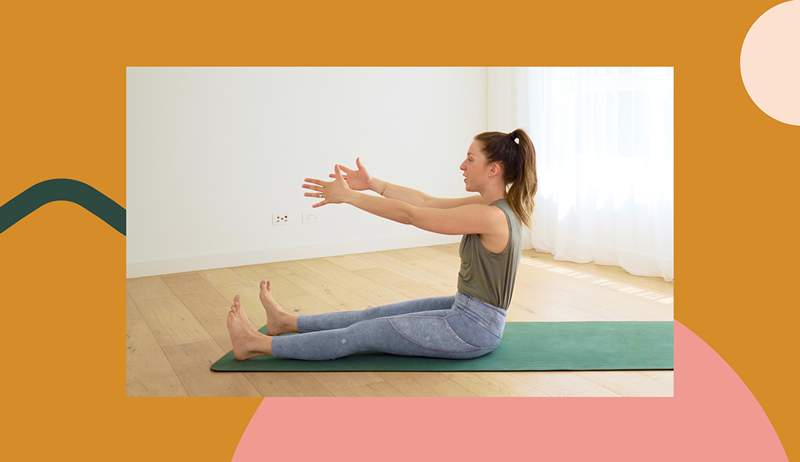 See 20-minutiline Pilates'i treening laseb teie tuuma ja libiseb korraga