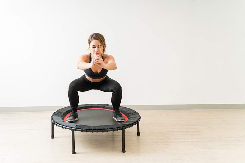 Trampoline-trainingen doen ontgrendelde mijn innerlijke kind en gaf me een gezamenlijke manier om een ​​serieuze cardio te krijgen