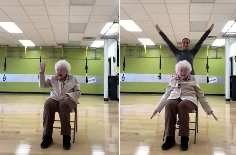 Ce joueur de 93 ans qui aime l'exercice vous fera sourire pendant votre prochaine séance de sueur