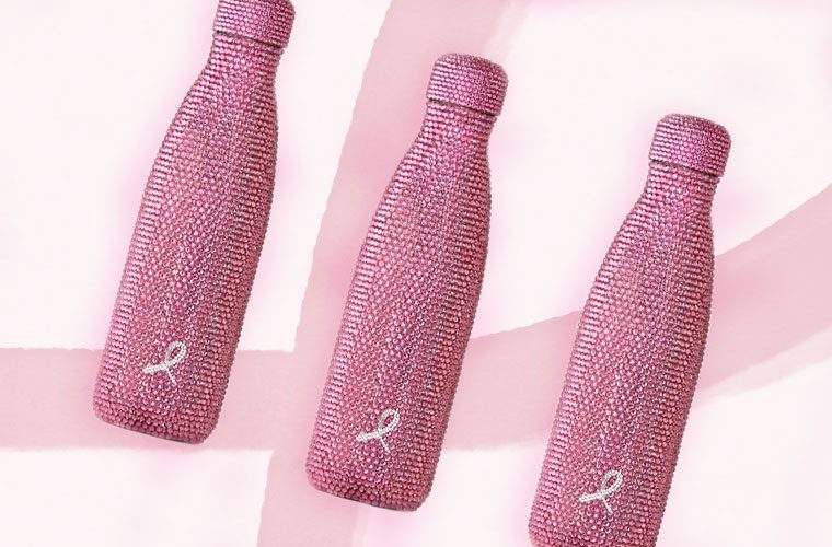 S'well está vendiendo una botella de agua Swarovski Cristal de $ 1,500 por una buena causa