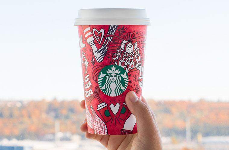 Starbucks 'Holiday Cup je odgovor na vaše molitve za barvanje v knjigi