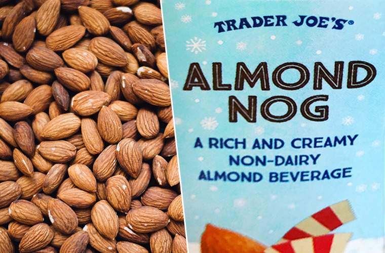 Trader Joe's Almond Nog är en låg fetthaltig, mejerifri semesterdröm