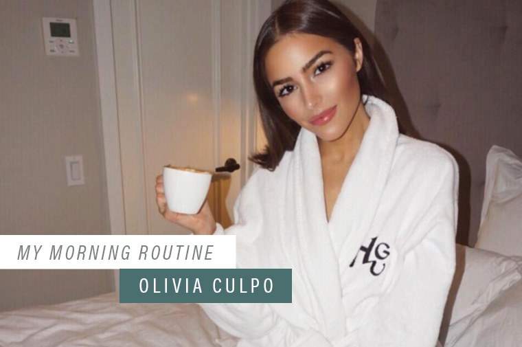 Lo único que Olivia Culpo hace todas las mañanas para un impulso de humor instantáneo