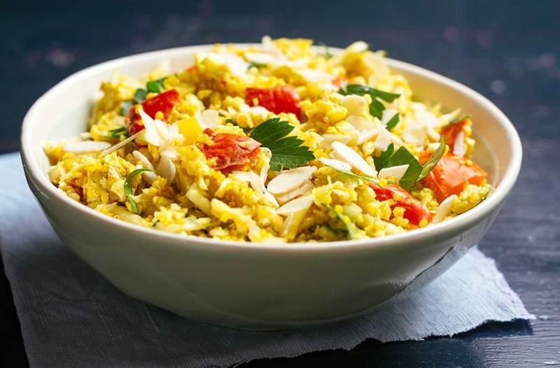 Lager op på denne nye veganske blomkålskål fra Trader Joe's til lette arbejdsdags frokostpakker