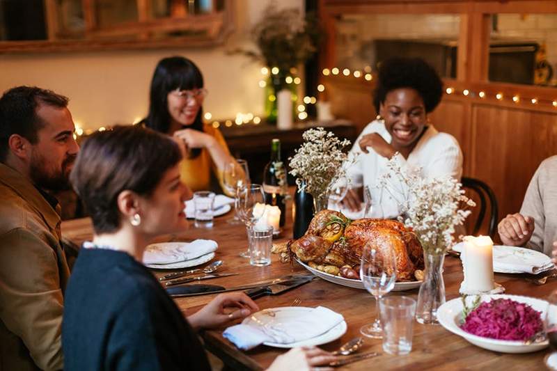 Wie ein Thanksgiving -Teller für die 6 beliebtesten Esspläne aussieht