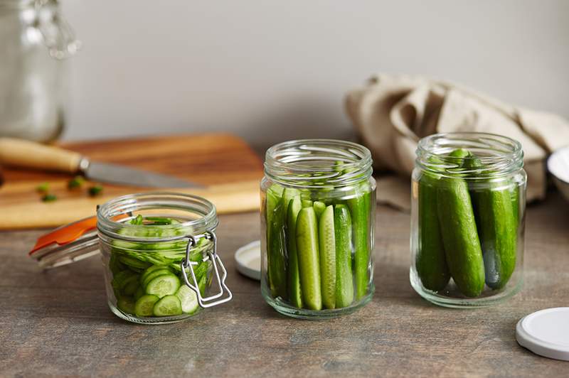 Jeg var i dag år gammel, da jeg lærte, at du kan lave hjemmelavede pickles i en tom pickle jar fyldt med resterende saltvand