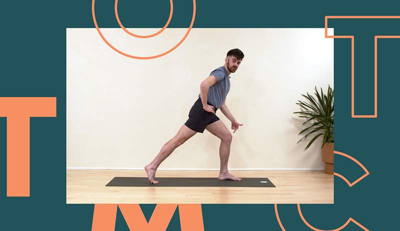 Deze 14 minuten durende Pilates-bilspierenreeks werkt je kern * en * verbetert de coördinatie