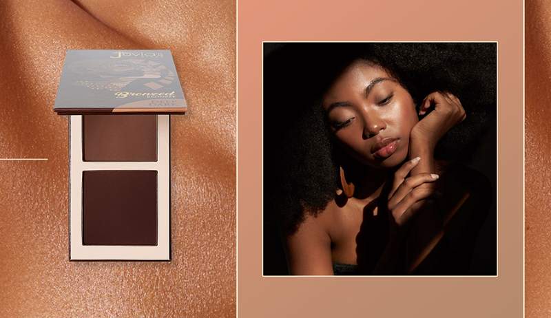 Orang kulit hitam memeluk cahaya yang mendalam, cerah dengan bronzer dan penyamar diri di sini adalah produk yang membantu kami melakukannya