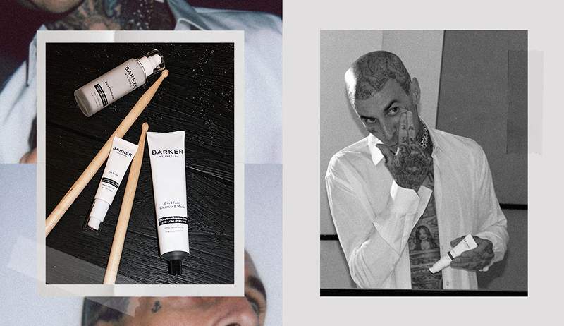 Travis Barker på sin nya CBD-infunderade hudvårdslinje, meditation och vilken produkt han älskar nu tack vare Kourtney