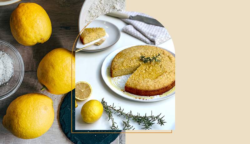 Deze glutenvrije olijfoliecake is gevuld met ingrediënten van ontstekingen met ontstekingen