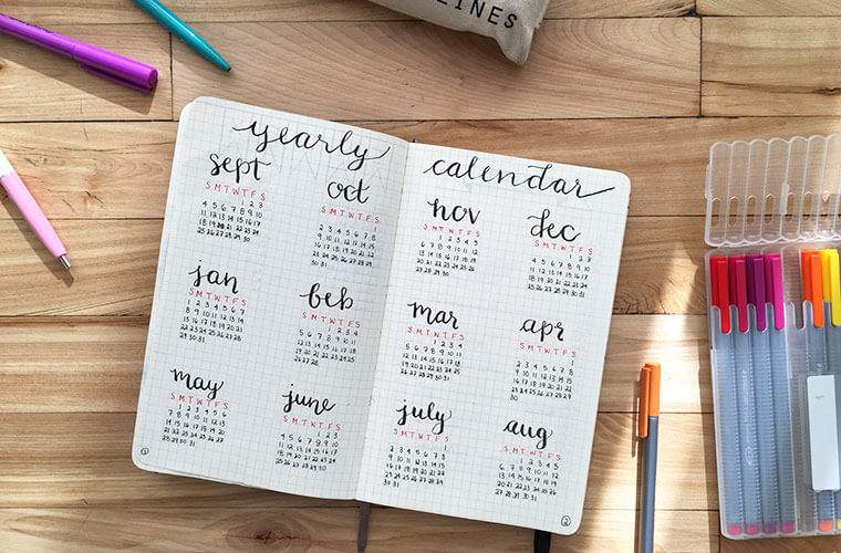 Prueba qué tipo de calendario para 2018 se adapta mejor a su personalidad?