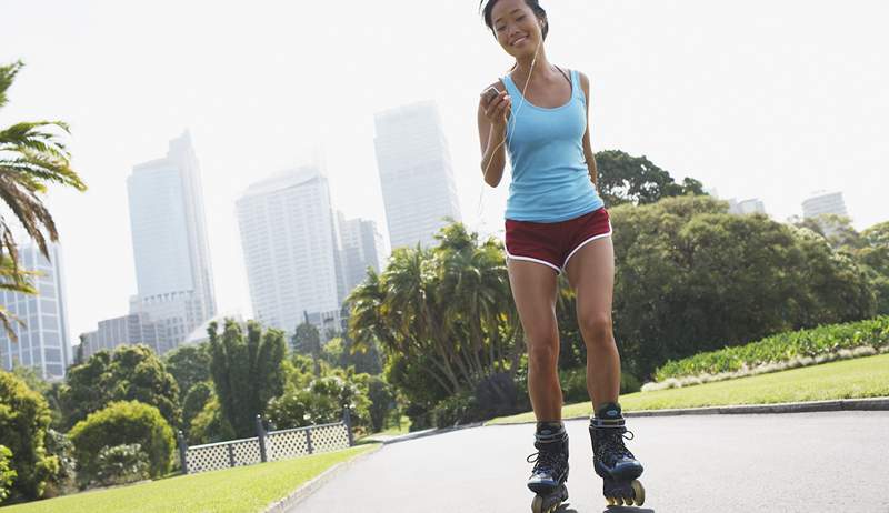 Waarom een ​​levensduurdeskundige zweert door Rollerblade als haar training