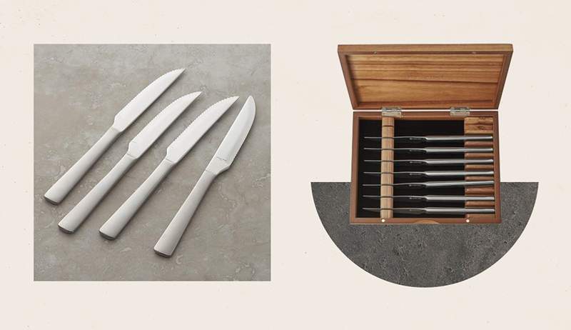 Set Steak Knife yang diluluskan oleh Chef yang terbaik dan profesional yang dijamin menarik perhatian