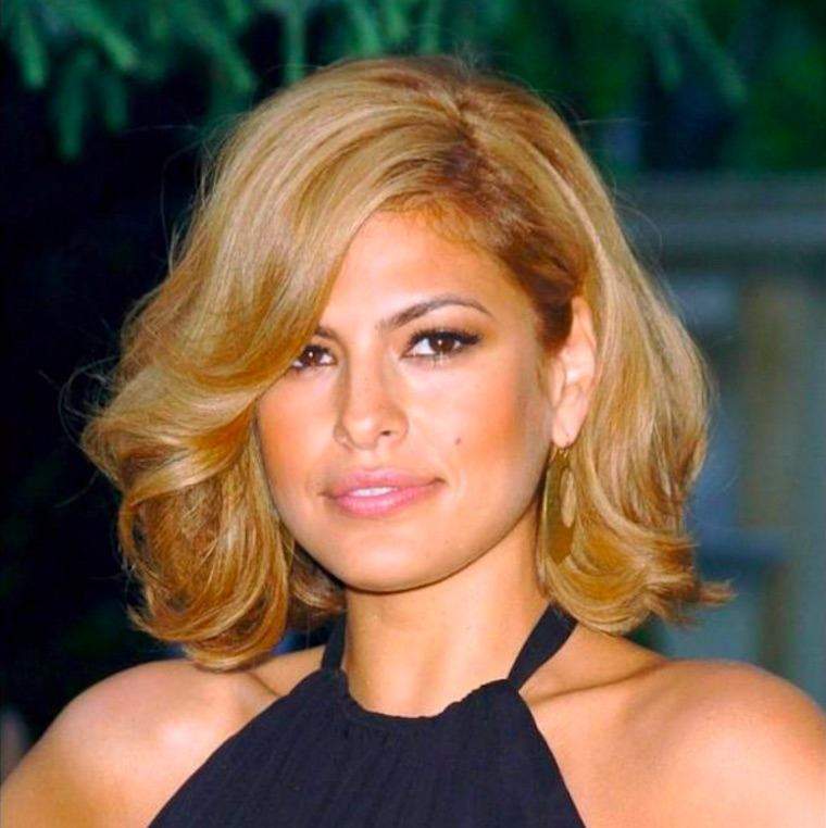 Eva Mendes lätt över natten hack för läckra, glänsande hår