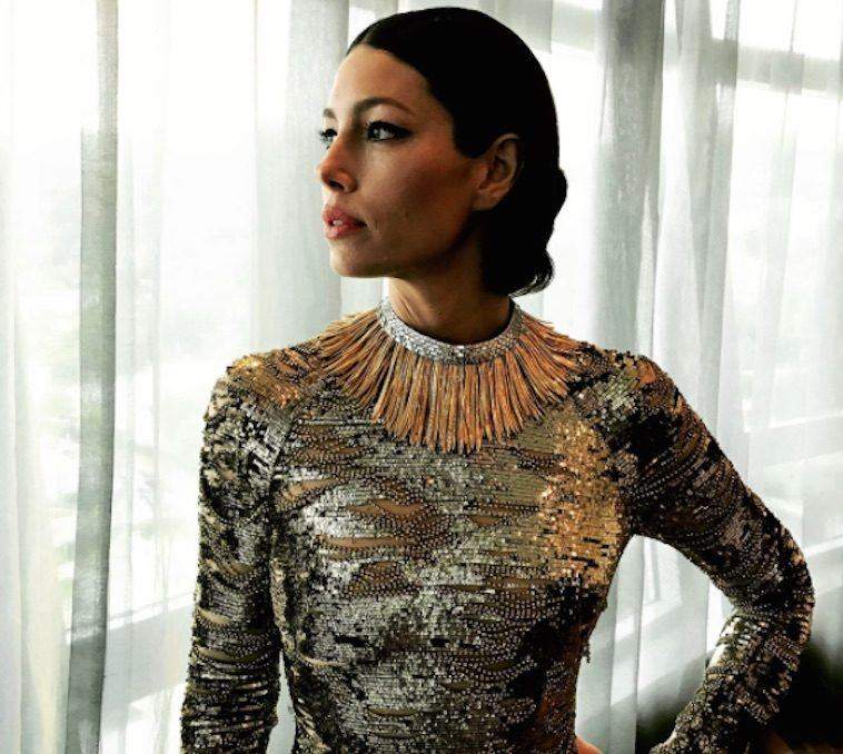 Bagaimana Jessica Biel berpeluh sebelum memukul permaidani merah