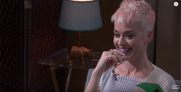 Entonces, Katy Perry transmitió su sesión de terapia durante el fin de semana