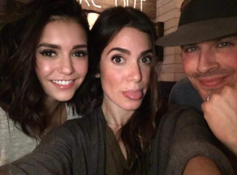 Kuidas Nikki Reed ja Nina Dobrev oma endise uue partneriga lahe olla