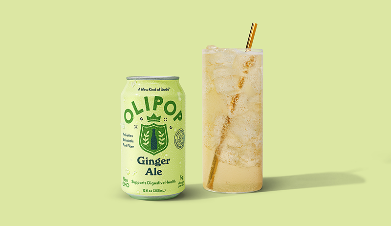 La nueva cerveza de jengibre llena de fibra de Olipop tiene un puñetazo de un solo golpe de ventajas de trastornos