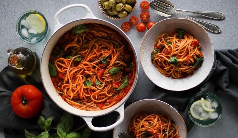 Estas recetas de pasta de un solo recipiente de alta fibra son ganadores de la cena saludable